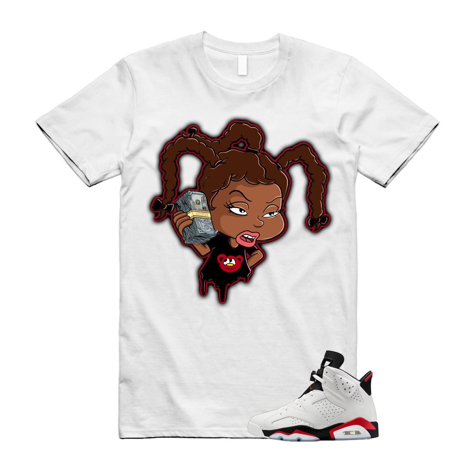 6 Fire Red Summit White Black Shirt To Match Susie 2025
