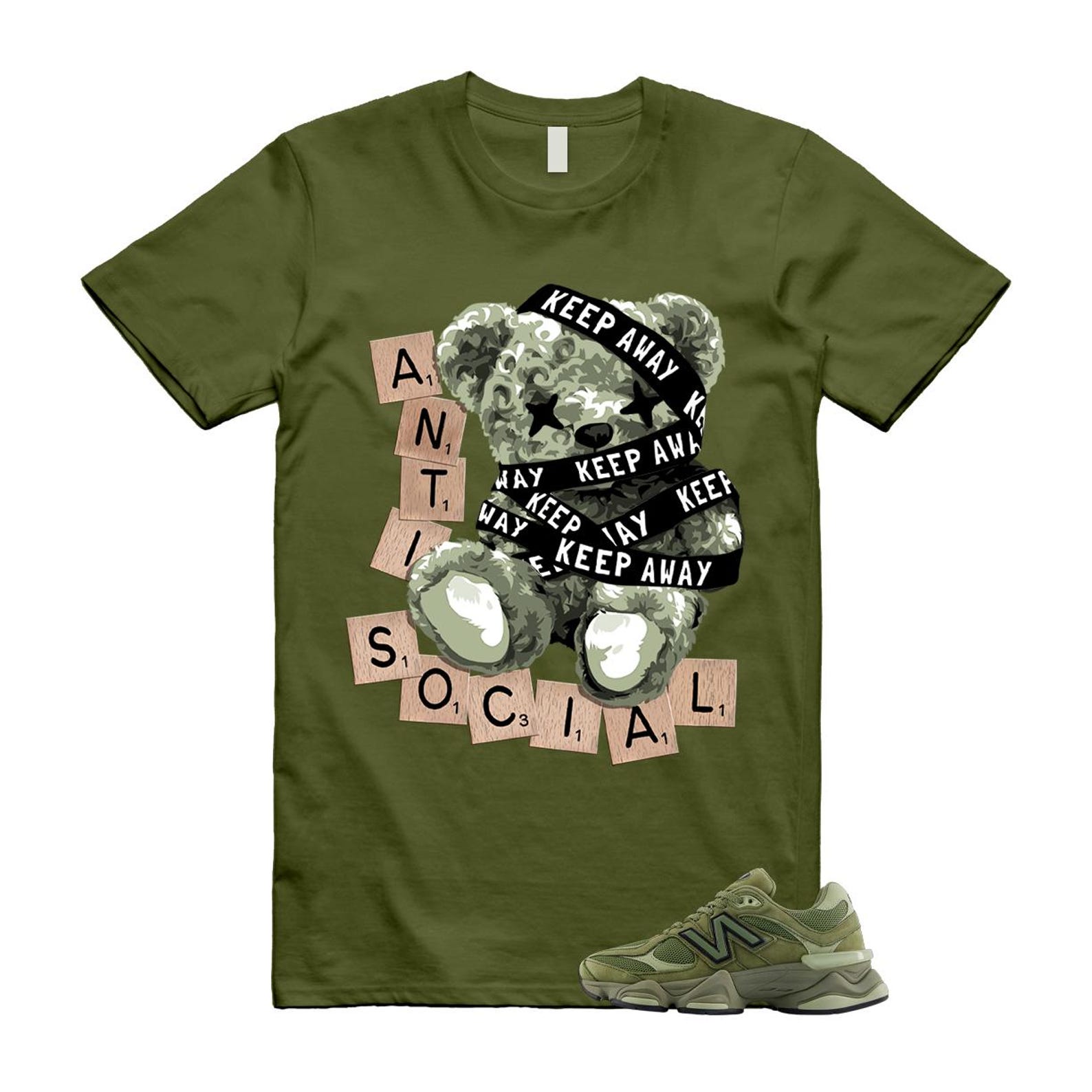 New Balance 9060 Dark Olivine Green Olive Shirt To Match Anti T-Shirt 2025