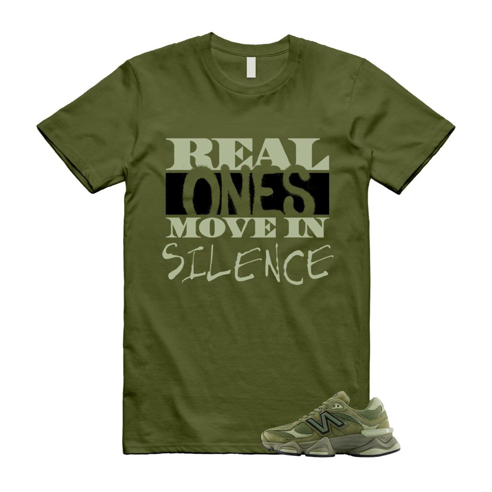 New Balance 9060 Dark Olivine Green Olive Shirt To Match Real T-Shirt 2025