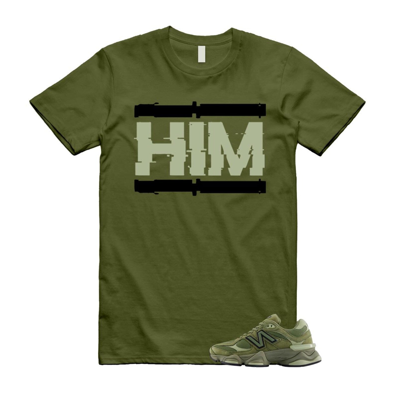 New Balance 9060 Dark Olivine Green Olive Shirt To Match Him T-Shirt 2025
