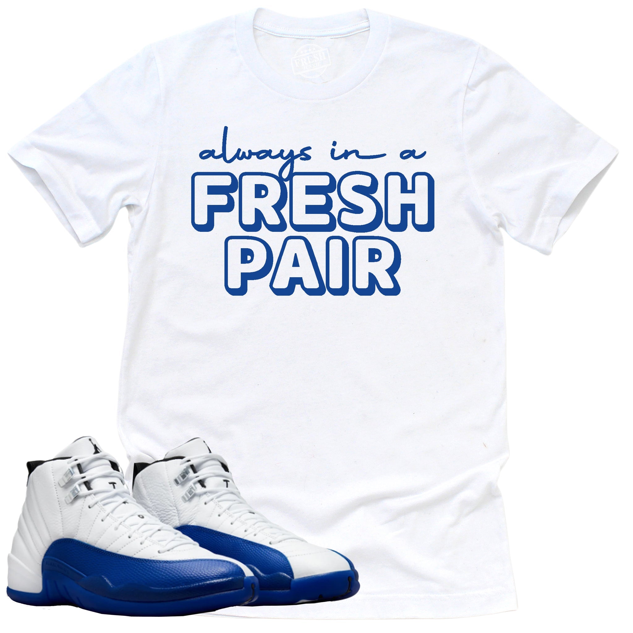 Jordan 12 Retro Blueberry T Shirt To Match Fresh Pair T-Shirt 2024