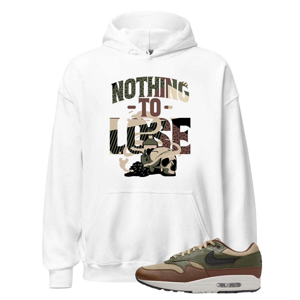 Nike Air Max 1 Hoodie to Match Nothing To Lose HF1516-200 Match Sneaker Tee